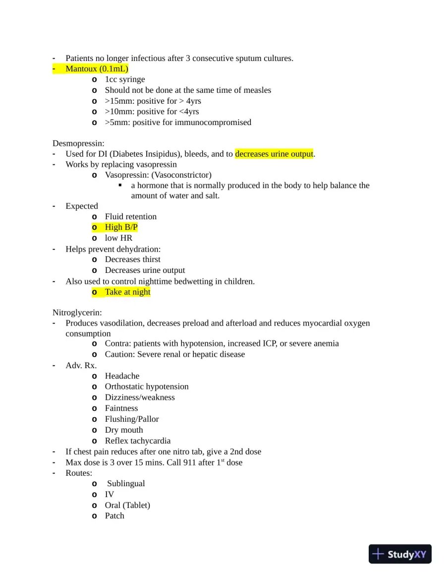 2023 NUR280 Comprehensive Review 1 Exam with Answers (561 Solved Questions), page 9