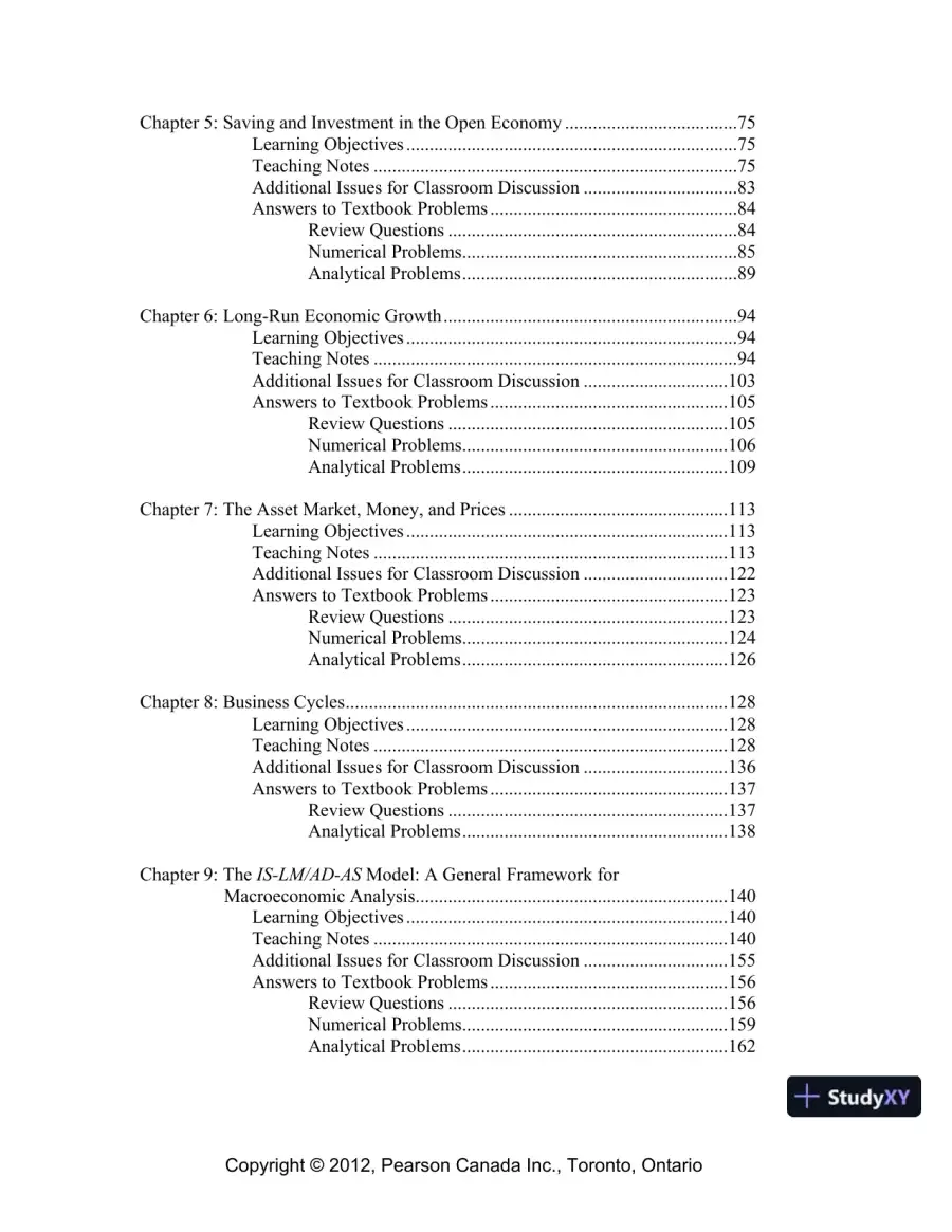 Macroeconomics, Sixth Canadian Edition Solution Manual, page 3