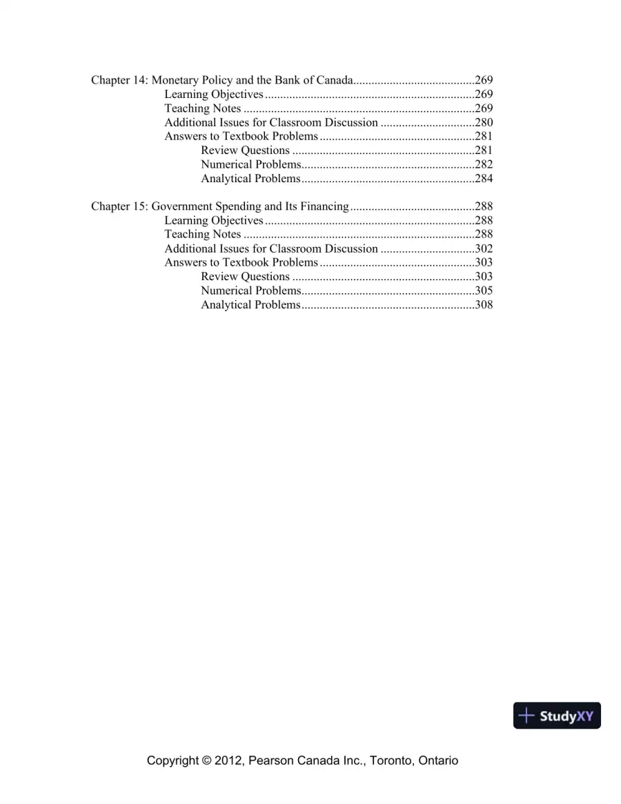 Macroeconomics, Sixth Canadian Edition Solution Manual, page 5