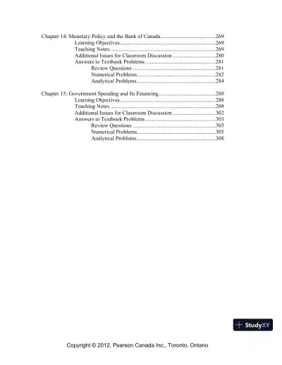 Macroeconomics, Sixth Canadian Edition Solution Manual - Page 5 preview image