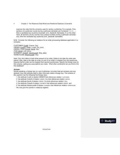 Solution Manual For Fundamentals Of Database Systems, 6th Edition - Page 10 preview image