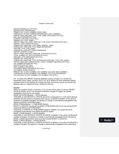 Solution Manual For Fundamentals Of Database Systems, 6th Edition - Page 17 preview image