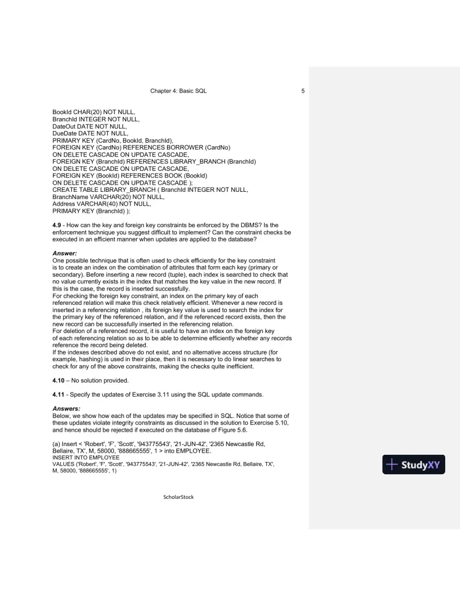 Solution Manual For Fundamentals Of Database Systems, 6th Edition, page 19