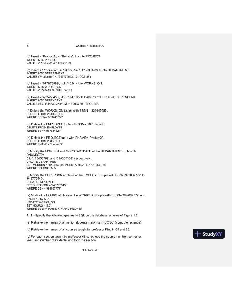 Solution Manual For Fundamentals Of Database Systems, 6th Edition, page 20