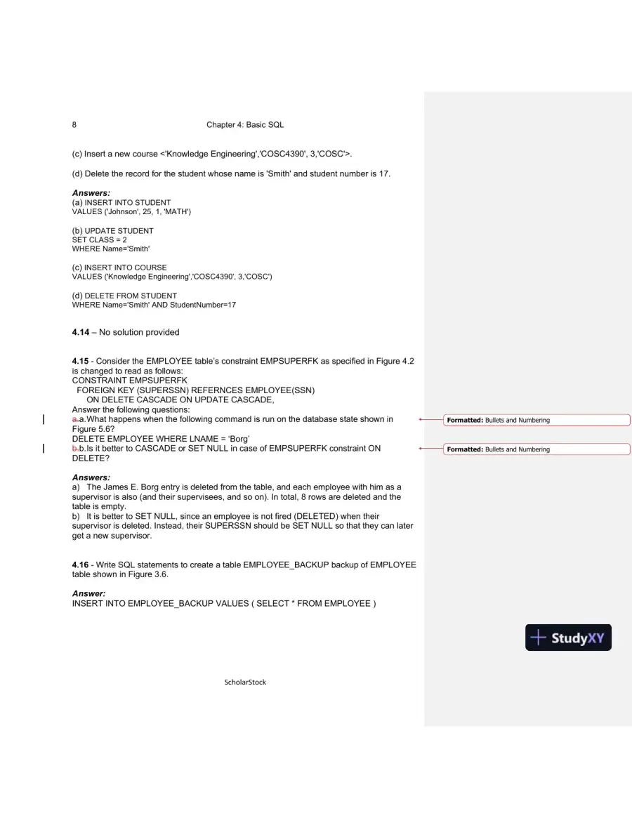 Solution Manual For Fundamentals Of Database Systems, 6th Edition, page 22