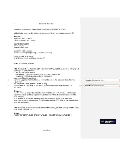 Solution Manual For Fundamentals Of Database Systems, 6th Edition - Page 22 preview image