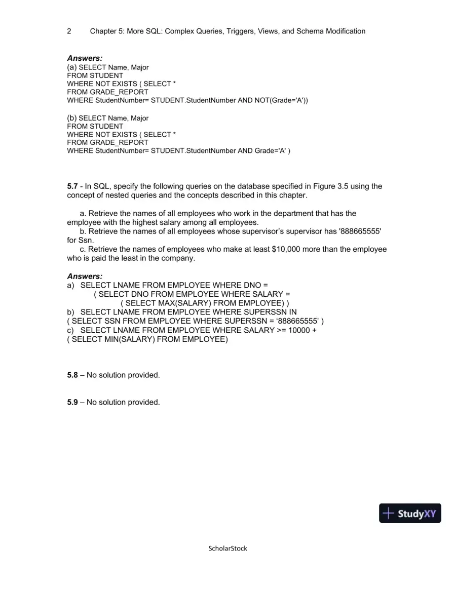 Solution Manual For Fundamentals Of Database Systems, 6th Edition, page 24