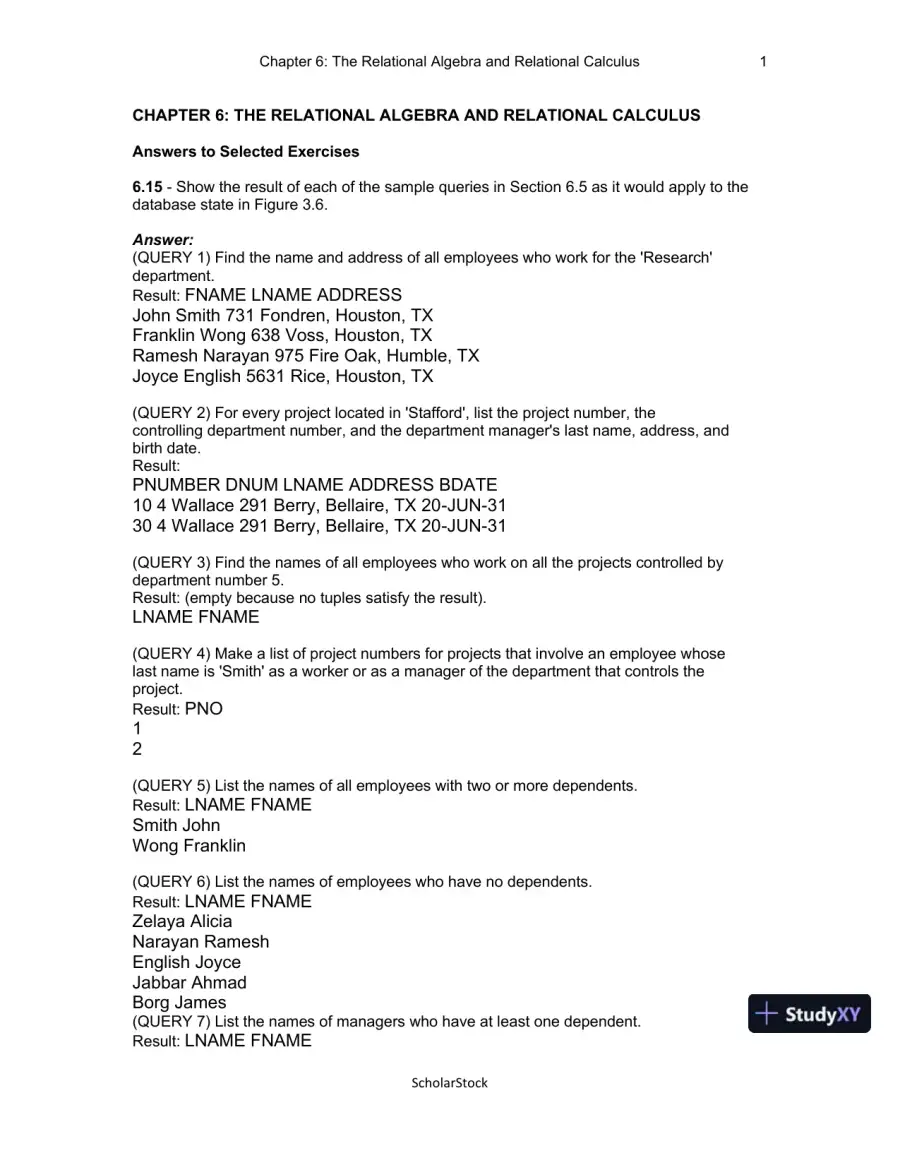 Solution Manual For Fundamentals Of Database Systems, 6th Edition, page 25