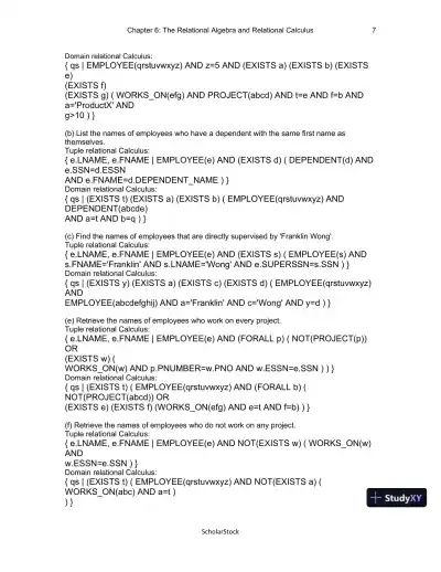 Solution Manual For Fundamentals Of Database Systems, 6th Edition - Page 31 preview image