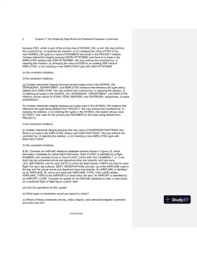 Solution Manual For Fundamentals Of Database Systems, 6th Edition - Page 8 preview image