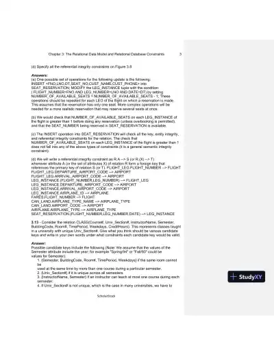 Solution Manual For Fundamentals Of Database Systems, 6th Edition - Page 9 preview image