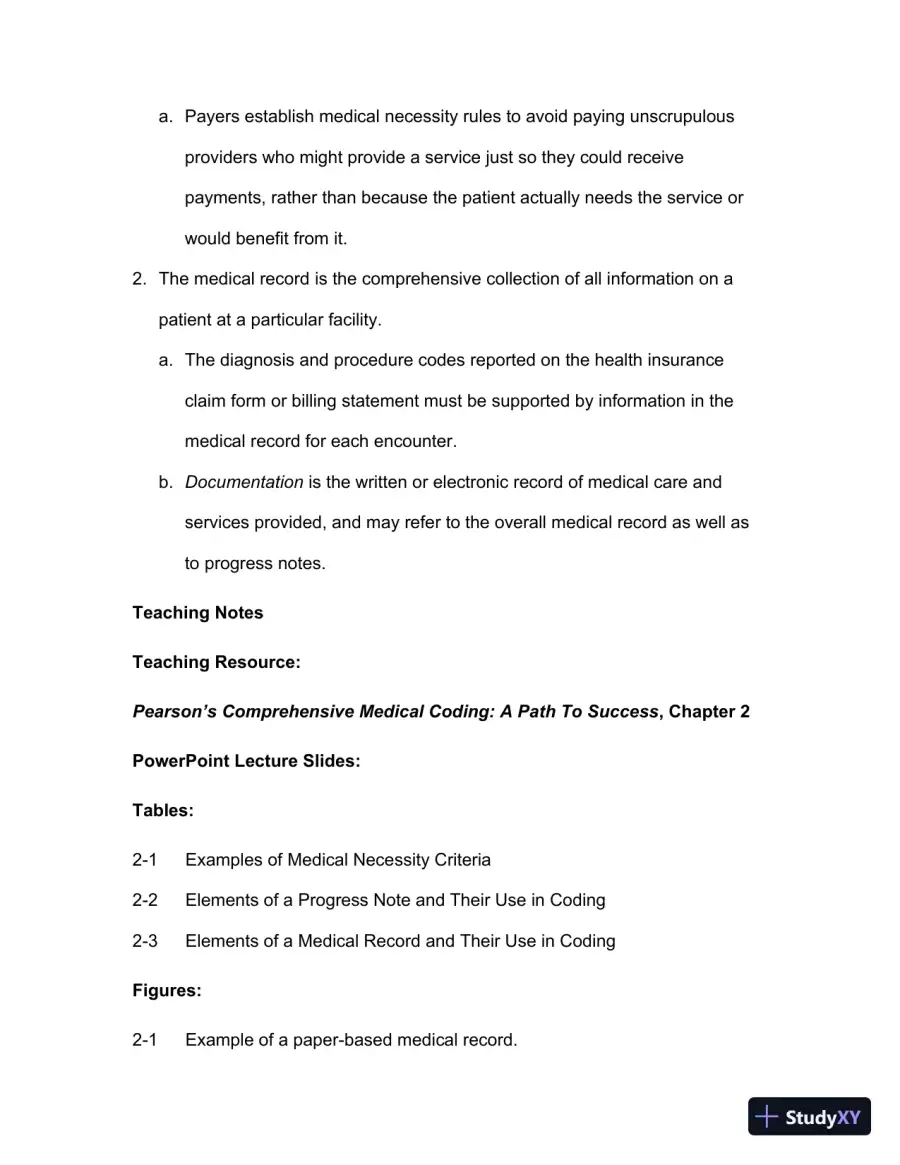Lecture Notes For Comprehensive Medical Coding, 2019 2nd Edition, page 21