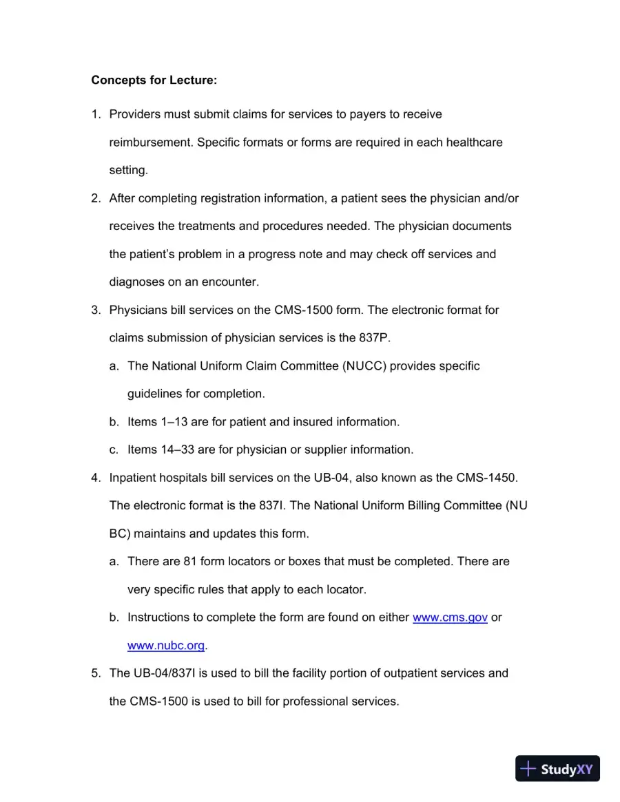 Lecture Notes For Comprehensive Medical Coding, 2019 2nd Edition, page 29