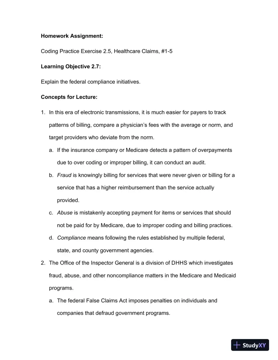 Lecture Notes For Comprehensive Medical Coding, 2019 2nd Edition, page 31