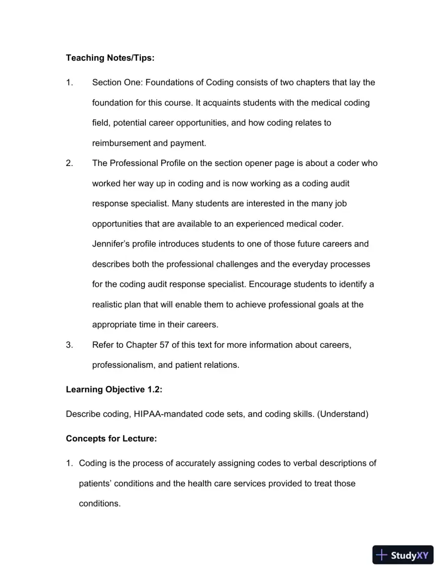 Lecture Notes For Comprehensive Medical Coding, 2019 2nd Edition, page 4