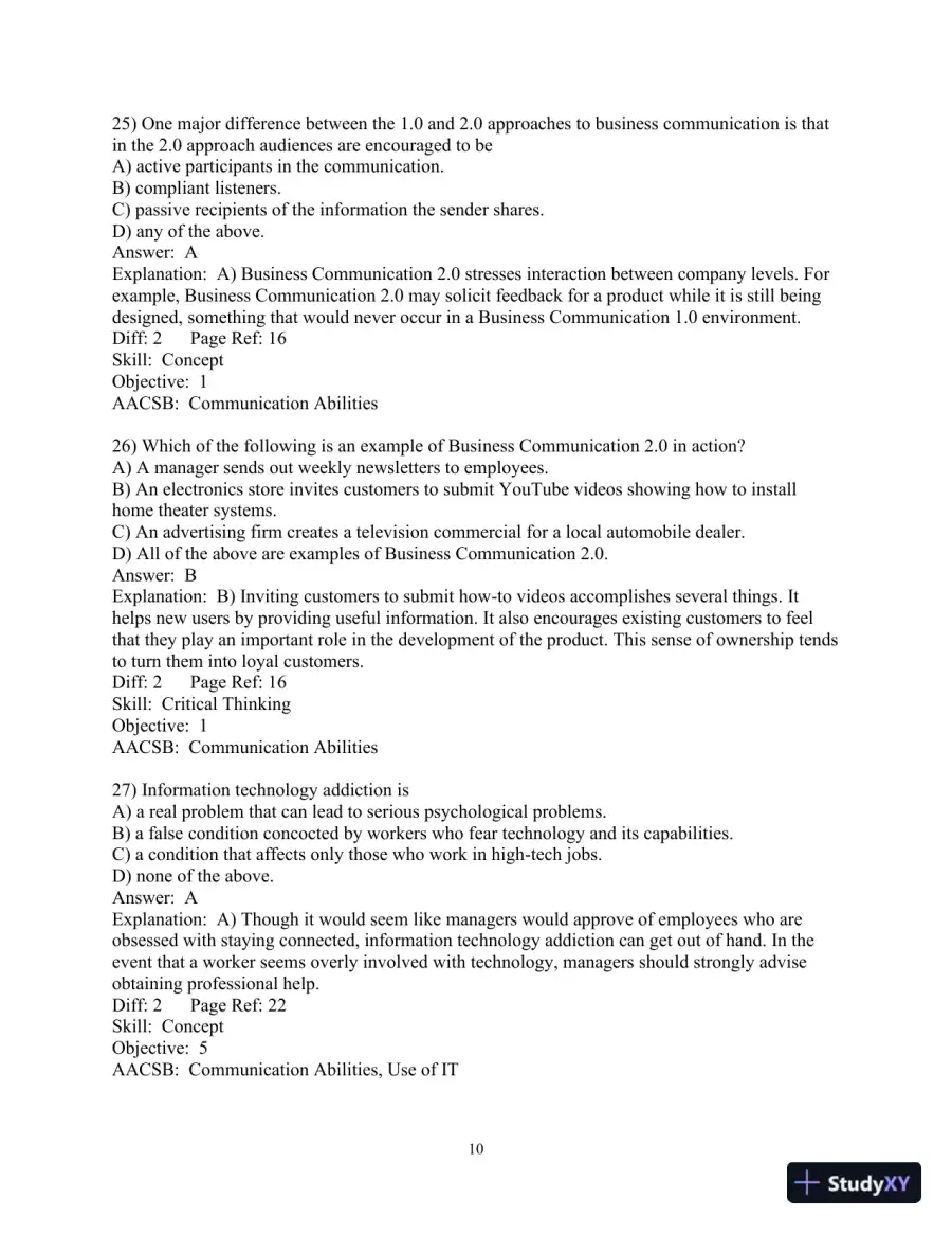 Business Communication Today 11th Edition Test Bank, page 11