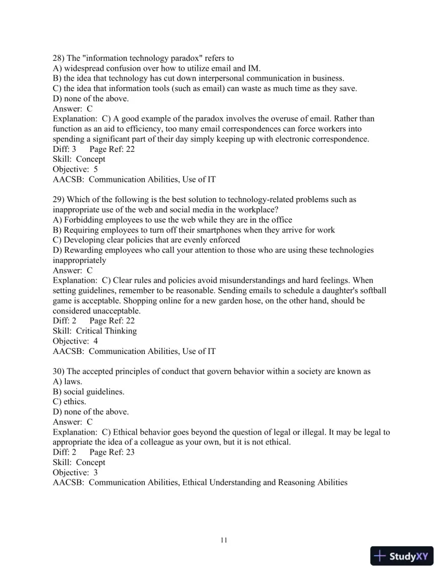Business Communication Today 11th Edition Test Bank, page 12