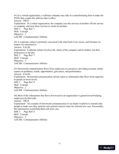 Business Communication Today 11th Edition Test Bank - Page 16 preview image