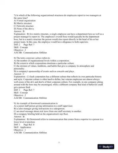 Business Communication Today 11th Edition Test Bank - Page 4 preview image