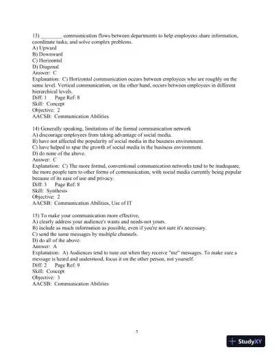 Business Communication Today 11th Edition Test Bank - Page 6 preview image