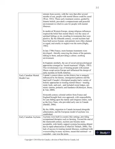 Varcarolis's Canadian Psychiatric Mental Health Nursing, Canadian Edition, 1st Edition Class Notes - Page 10 preview image