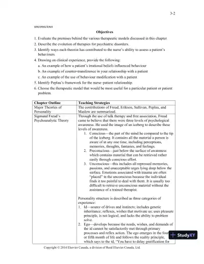 Varcarolis's Canadian Psychiatric Mental Health Nursing, Canadian Edition, 1st Edition Class Notes - Page 15 preview image