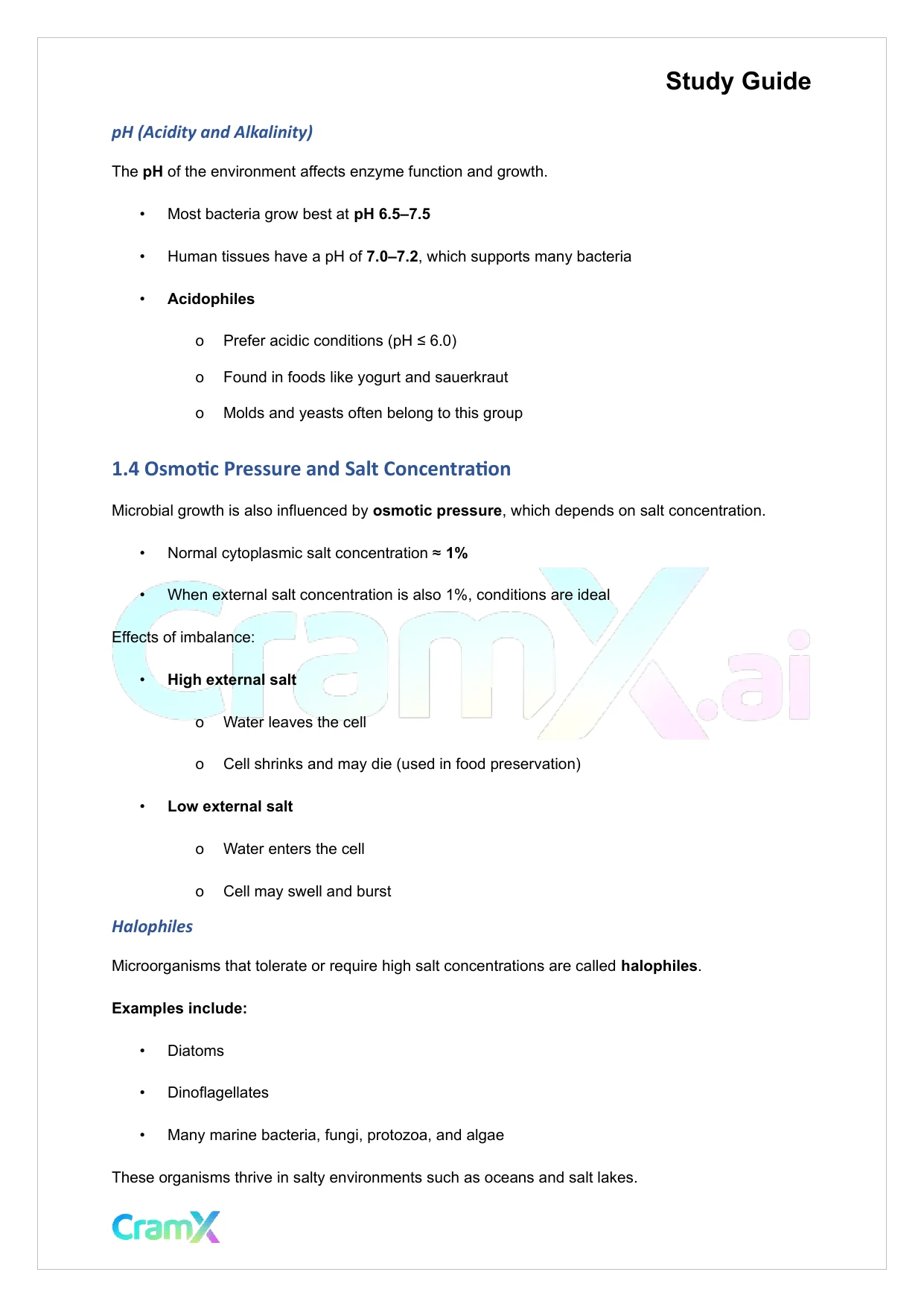 Microbiology - Microbial Cultivation and Growth - Page 5 preview image