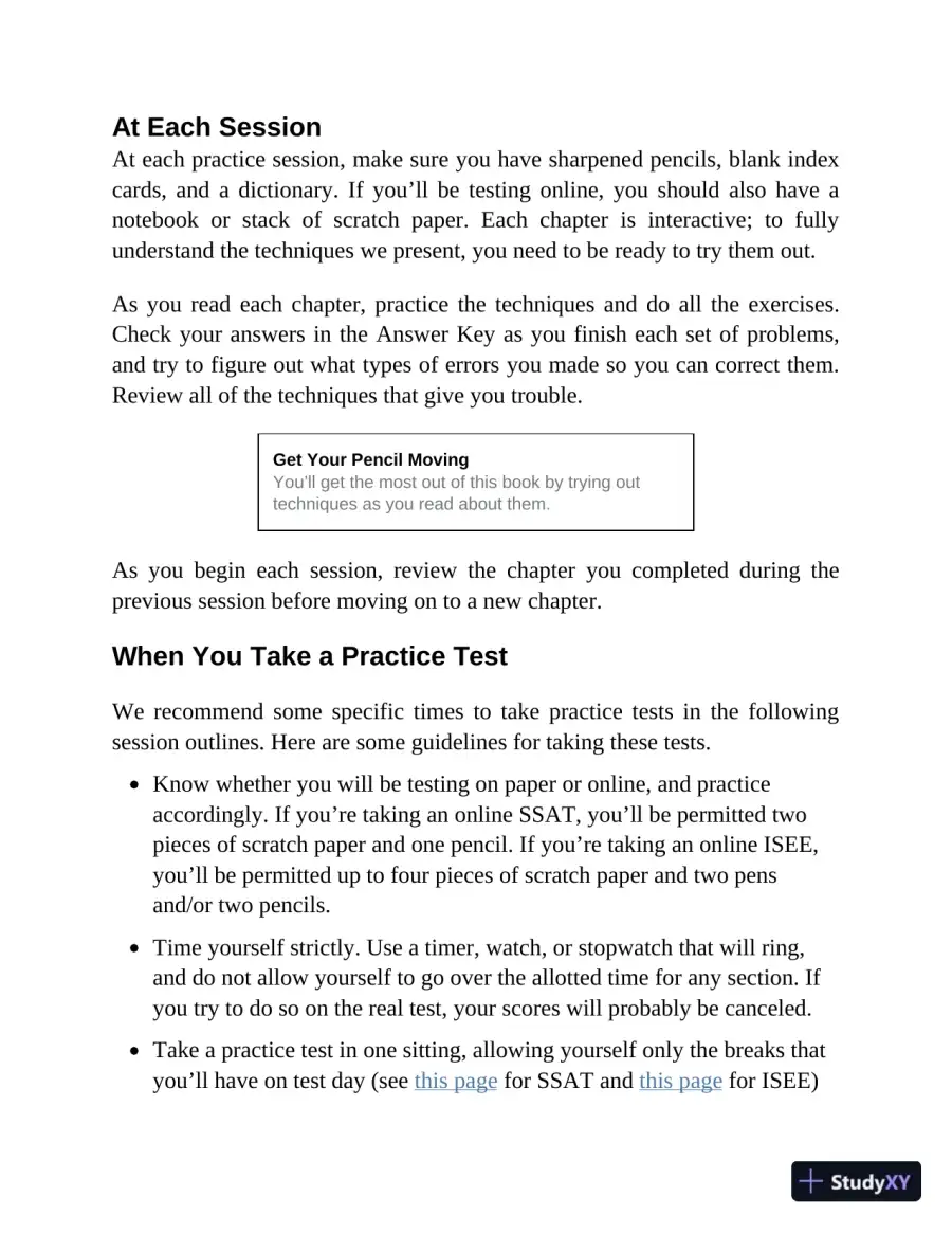 Princeton Review SSAT and ISEE Prep, 2023: 6 Practice Tests + Review and Techniques (2023), page 26