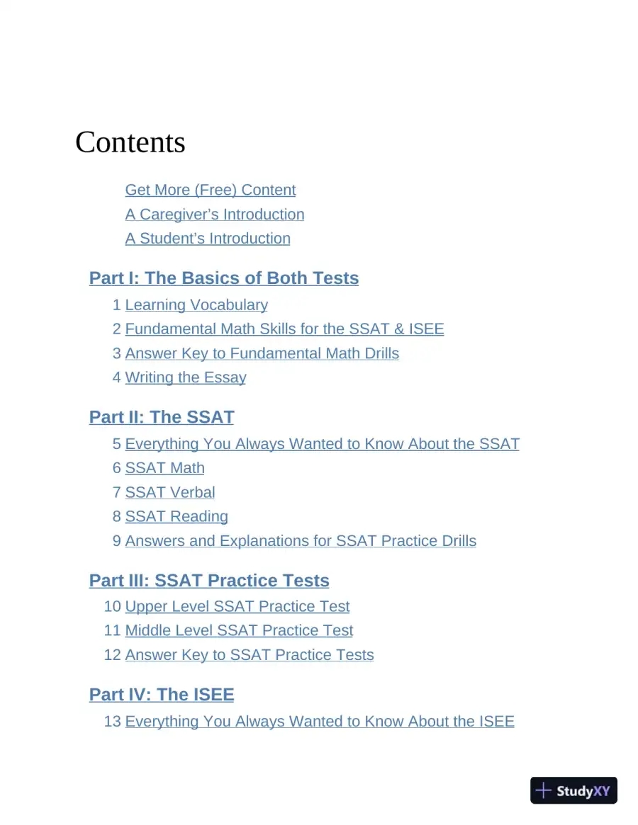Princeton Review SSAT and ISEE Prep, 2023: 6 Practice Tests + Review and Techniques (2023), page 7