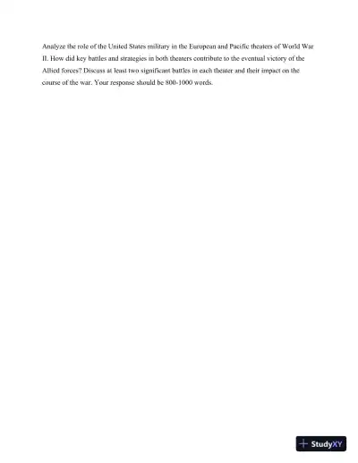 WORLD WAR II: THE AMERICAN EXPERIENCE - Page 3 preview image