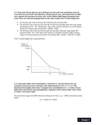 Solution Manual for Labor Economics, 8th Edition - Page 4 preview image