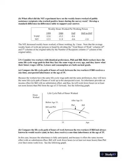 Solution Manual for Labor Economics, 8th Edition - Page 8 preview image