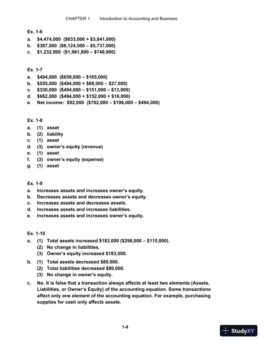 Solution Manual for Financial Accounting, 16th Edition, page 9