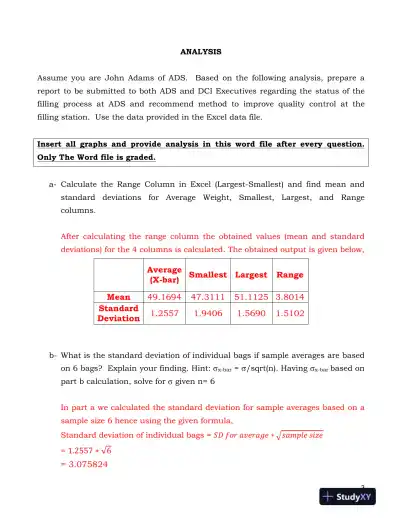 MGT 3332 SPC case analysis: Americo Drilling Supplies� Fall 2015 - Page 4 preview image