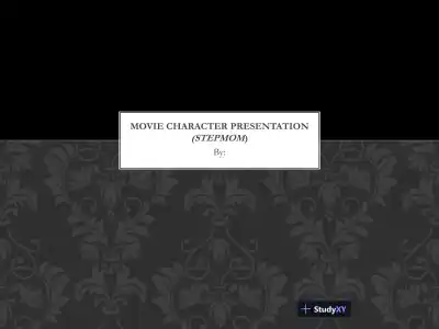 Movie Character Presentation (Stepmom) - Page 1 preview image