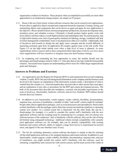 Solution Manual for Modern Systems Analysis and Design, 8th Edition - Page 13 preview image