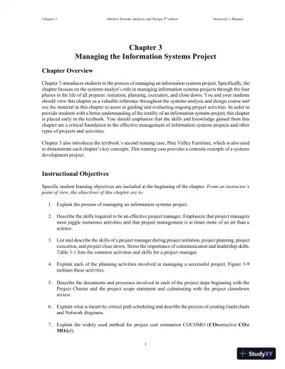 Solution Manual for Modern Systems Analysis and Design, 8th Edition - Page 17 preview image