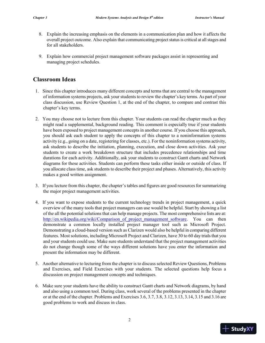 Solution Manual for Modern Systems Analysis and Design, 8th Edition, page 18