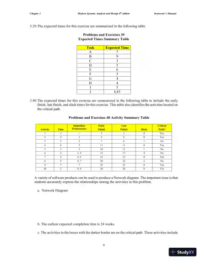Solution Manual for Modern Systems Analysis and Design, 8th Edition - Page 25 preview image