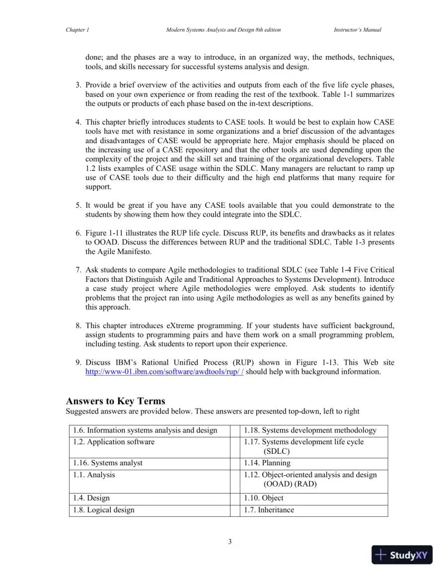 Solution Manual for Modern Systems Analysis and Design, 8th Edition, page 4