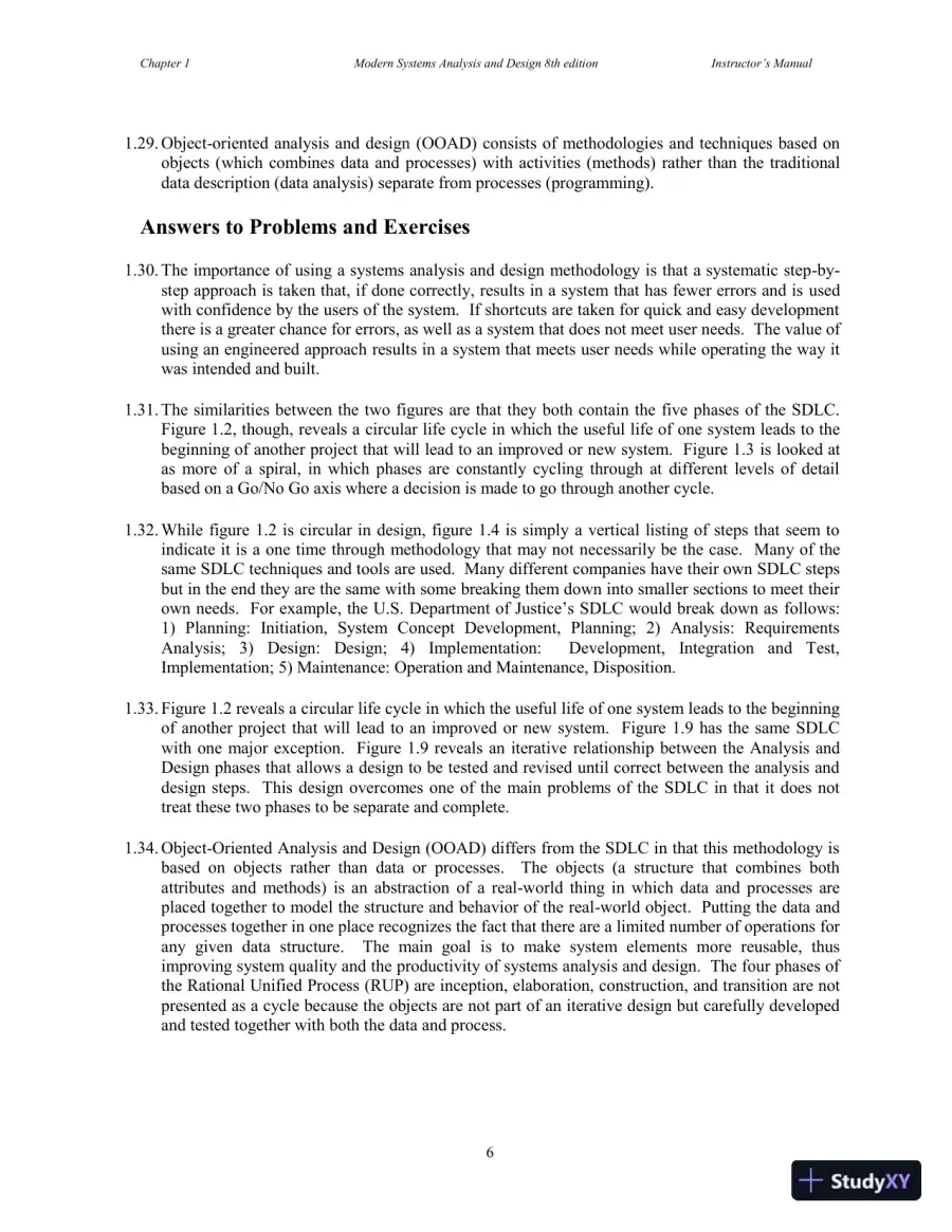Solution Manual for Modern Systems Analysis and Design, 8th Edition, page 7