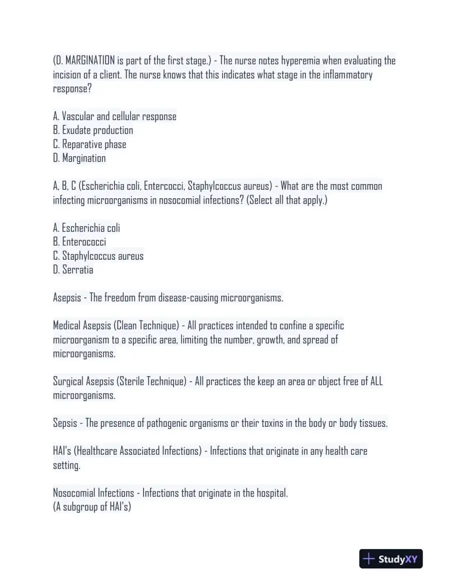 2024 NUR155 Comprehensive Practice Exam With Answers (646 Solved Questions), page 14