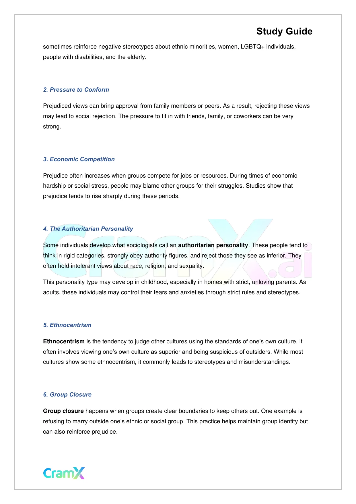 Sociology - Race and Ethnicity - Page 4 preview image