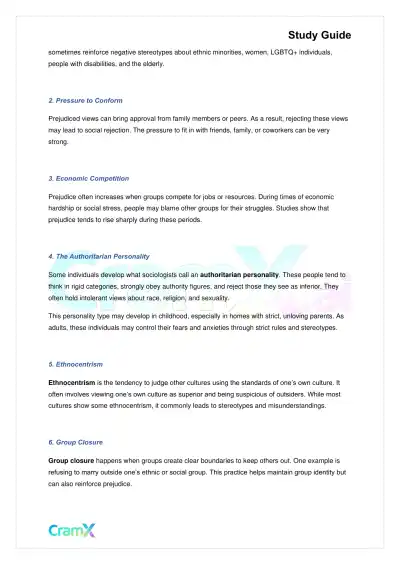 Sociology - Race and Ethnicity - Page 4 preview image