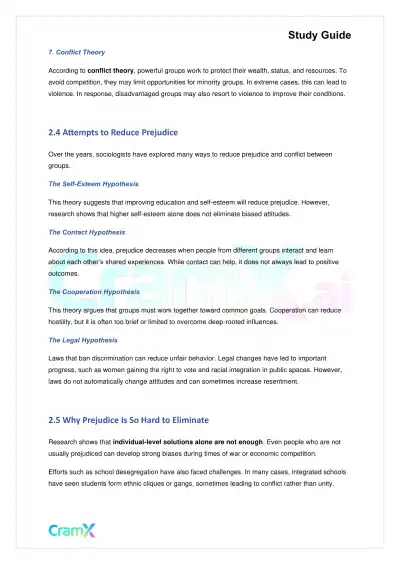 Sociology - Race and Ethnicity - Page 5 preview image