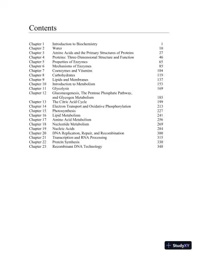 Test Bank For Principles Of Biochemistry, 4th Edition - Page 1 preview image