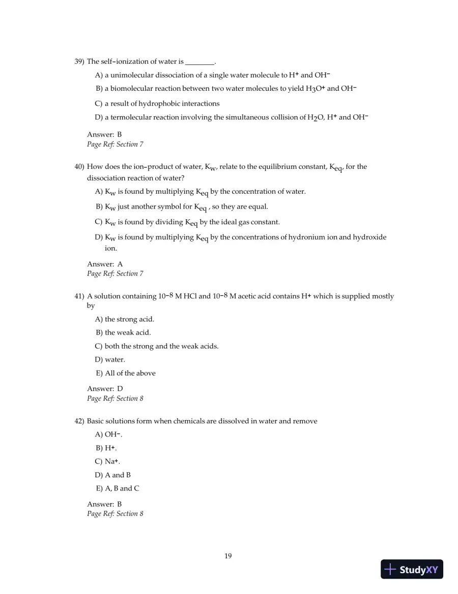 Test Bank For Principles Of Biochemistry, 4th Edition, page 21
