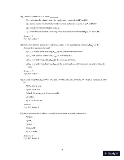 Test Bank For Principles Of Biochemistry, 4th Edition - Page 21 preview image