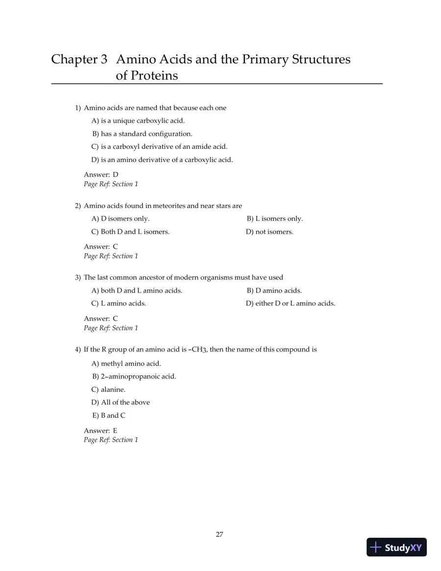 Test Bank For Principles Of Biochemistry, 4th Edition, page 29