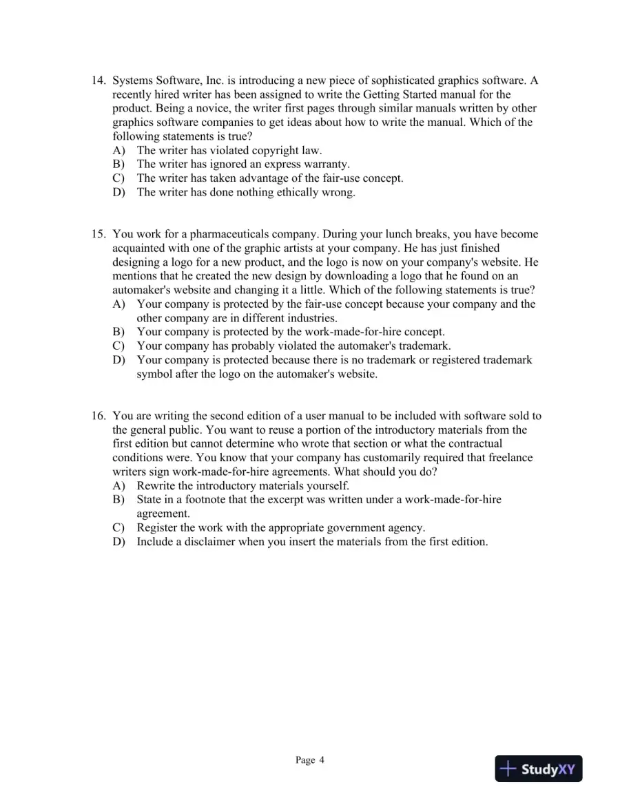 Technical Communication Eleventh Edition Test Bank, page 14